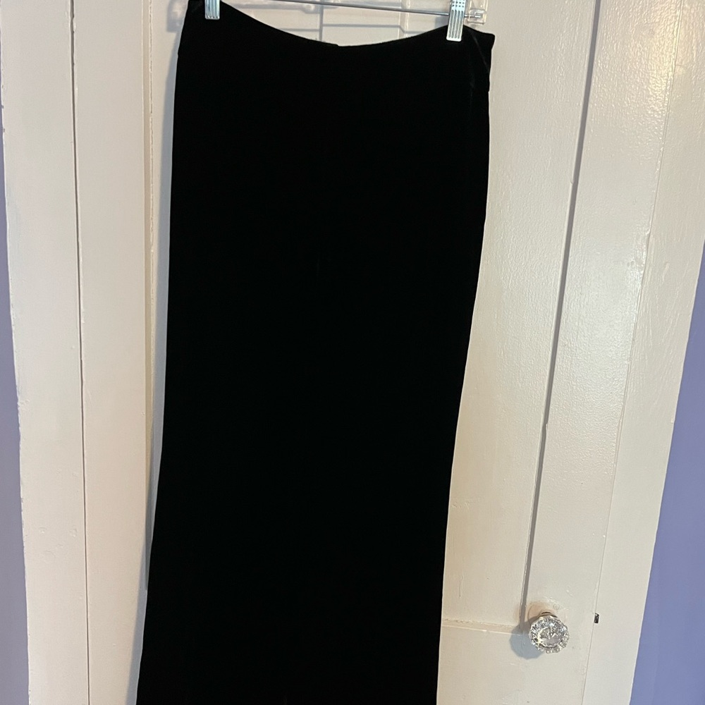 Ann Taylor  black velvet pants